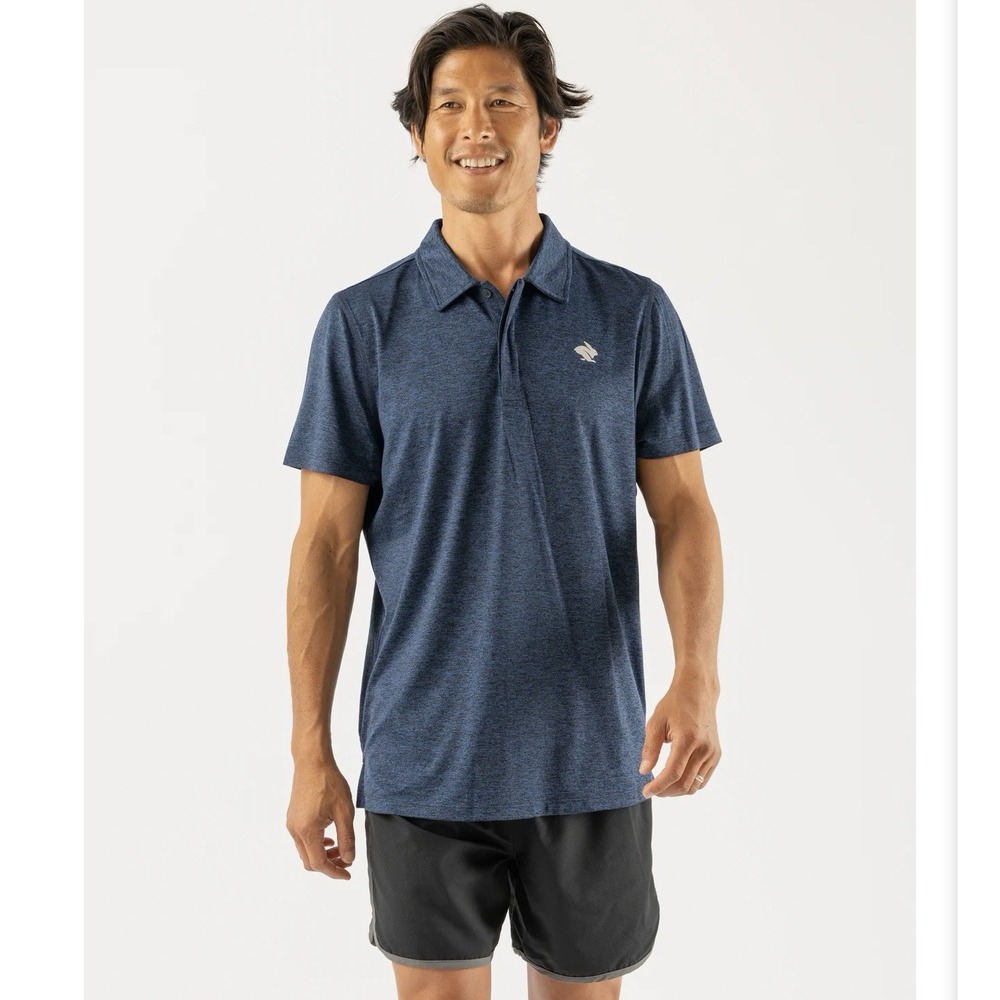 Rabbit EZ Running Polo Men's Size XL Eclipse